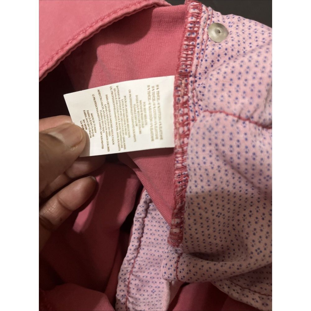 Peter Millar Crown Crafted Five Pocket Chino Pant Red Pear Size 35x31 NEW $200 - Picture 11 of 11